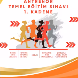 Antrenör Temel Eğitim Sınavı 1. Kademe Hazırlık Kitabı
